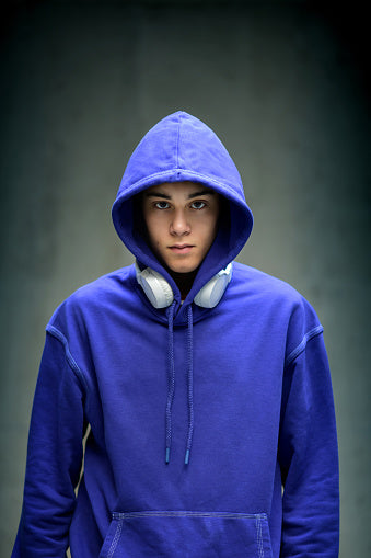 Blue Hood Jacket